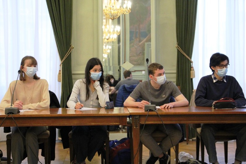 Les élus éco-délégués de l'académie de Paris au comité de pilotage académique EDD