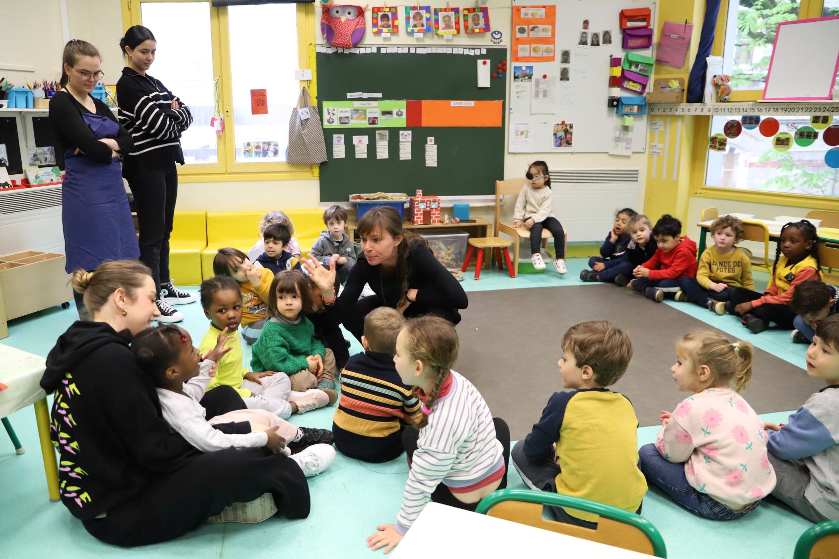 L’inclusion, un enjeu primordial pour l’école maternelle Surmelin (20e) Académie de Paris