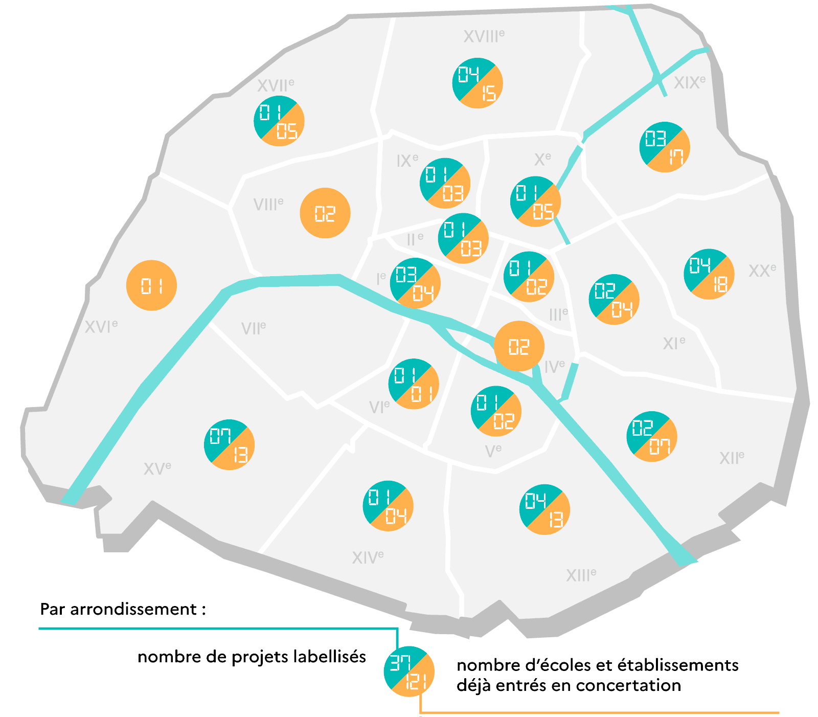 CNR carte des arrondissements