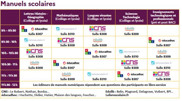 Manuels recontres des éditeurs 2023