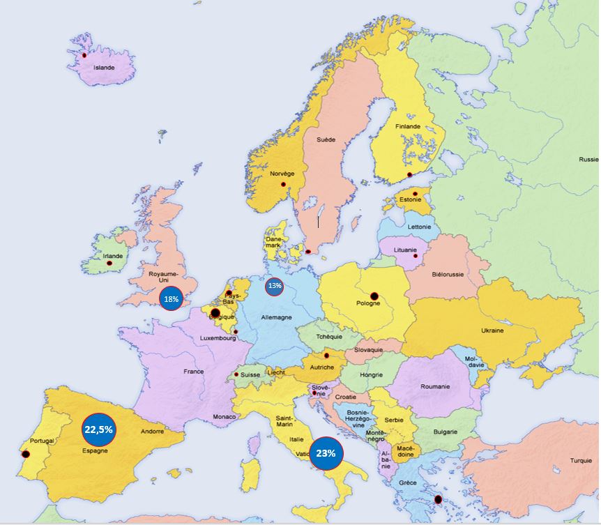Carte Europe
