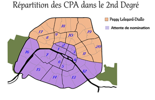 Répartition par arrondissement des EPLE/CPA, 2025/26