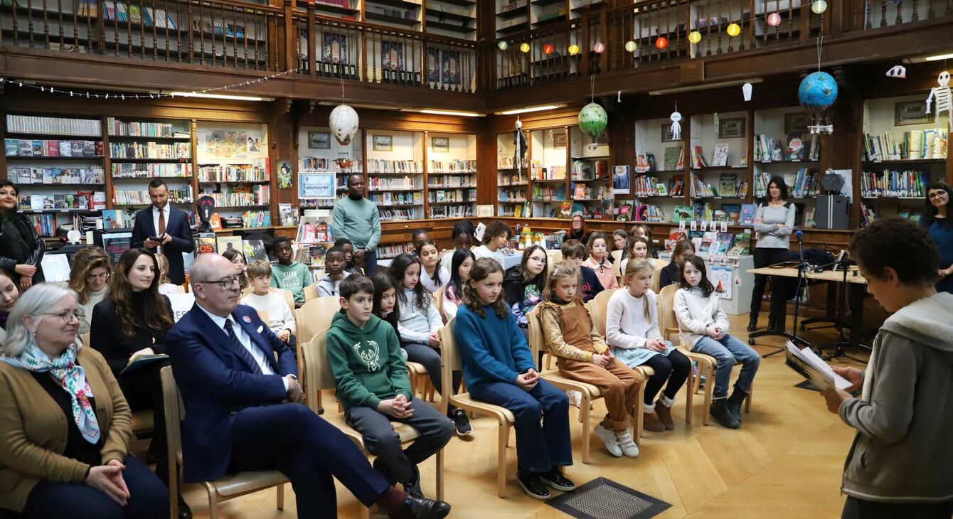 Nuit de la lecture, janvier 2023, Collège Pilâtre de Rozier