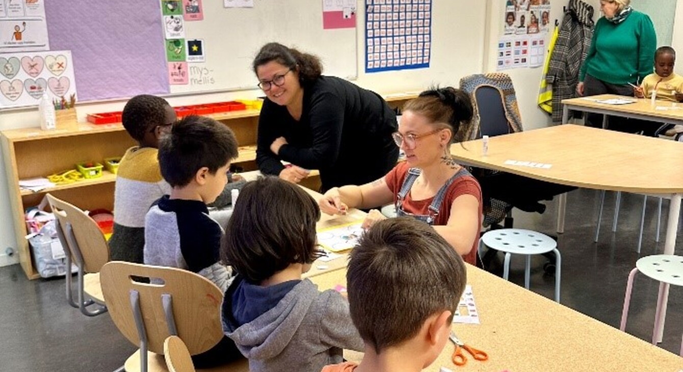 Observatoire d'une classe d'aquivalent CP à la Turebergsskolan-Sollentuna