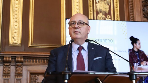 Christophe Kerrero lors de la 1re conférence territoriale de la vie étudiante en Île-de-France