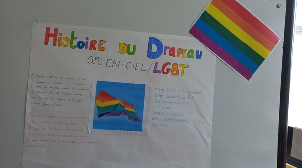 Journée mondiale contre l'homophobie, la transphobie et la biphobie - collège Pailleron