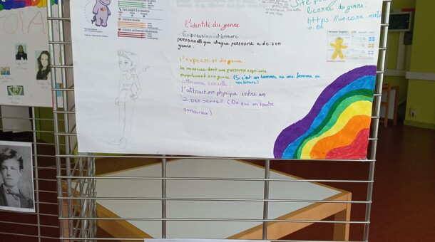 Journée mondiale contre l'homophobie, la transphobie et la biphobie - collège Pailleron