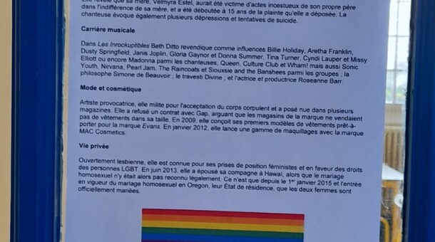 Journée mondiale contre l'homophobie, la transphobie et la biphobie - collège Gambetta 